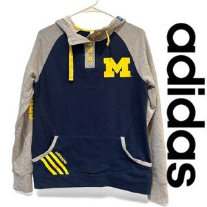 Adidas Michigan Wolverines Sweatshirt, Small